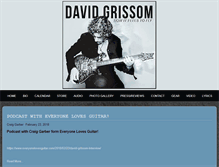 Tablet Screenshot of davidgrissom.com